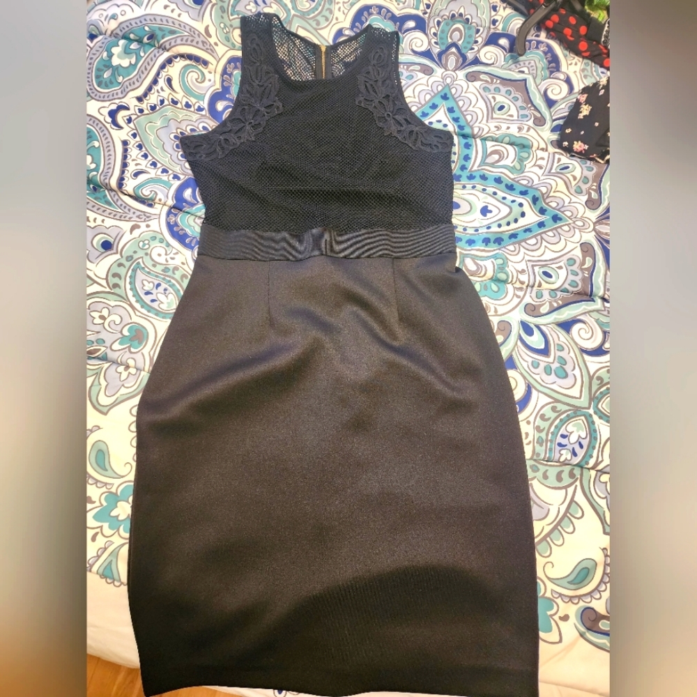 Black evening dress